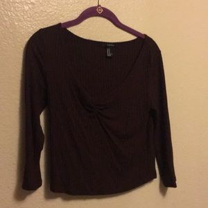 Foerever 21 Maroon Crop Top